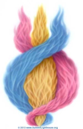 O Mighty Threefold Flame of Life Decree