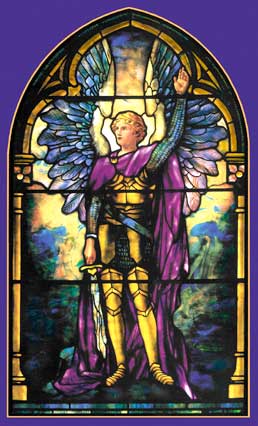 Archangel Michael by Tiffany