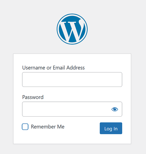 Single Sign On login page